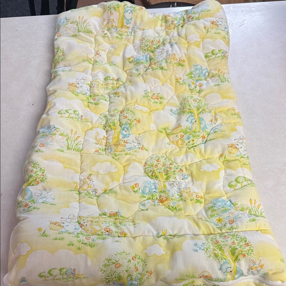 Other - Yellow Printed Baby Quilt Baby Sleeping Bag🐯